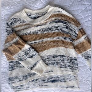 Sun and Shadow Knit Sweater